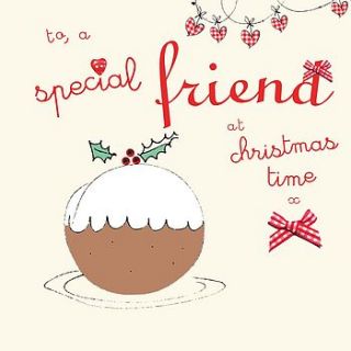handmade special friend christmas card by laura sherratt designs