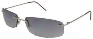 Ralph Lauren Sunglasses 7500/S 6LB, Ruthenium Silver/ Fade Gray Flash Lenses: Clothing