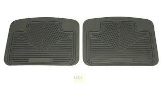 1998 2004 Nissan Frontier Gray 2 PC Rear All Weather Floor Mats Floor Mats All Weather: Sports & Outdoors