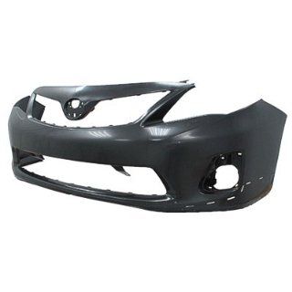 2011 Toyota Corolla Front Bumper Painted 1G3 Magnetic Gray Metallic, FOR S/XRS MODELS, EXCEPT JAPAN BUILT: Automotive