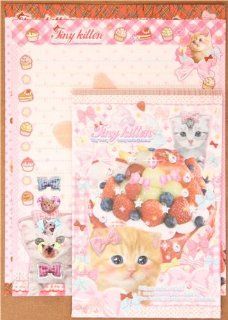 kawaii baby cat kitten Letter Set from Japan: Toys & Games
