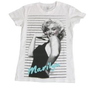 Fifth Sun Womens Marilyn Monroe Flirt T Shirt White: Clothing