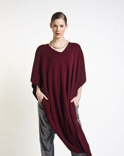 lana wool blend wrap bordeaux by l for lazarus