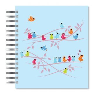 ECOeverywhere The Gossip Tree Picture Photo Album, 18 Pages, Holds 72 Photos, 7.75 x 8.75 Inches, Multicolored (PA11806) : Wirebound Notebooks : Office Products