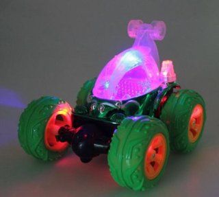 Remote Control Stunt Twister Car with Flashing Lights and Music Size:17*17*26cm: Toys & Games