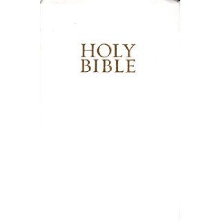 Holy Bible   Words of Christ in Red   White leather Bound (King James Version, Dictionary / Concordance) [Leather Bound]: out of the original tongues and with the former translations diligently compared and revised.: Books