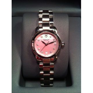 Victorinox Swiss Army Women's SWISSA 241155 Pink Mother Of Pearl Stainless Steel Watch at  Women's Watch store.