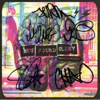 New Found Glory Autographed Radiosurgery CD Cover album: New Found: Entertainment Collectibles