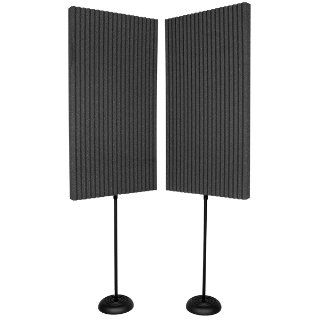 Auralex ProMAX Stand mounted Portable Acoustic Treatment, Charcoal: Musical Instruments