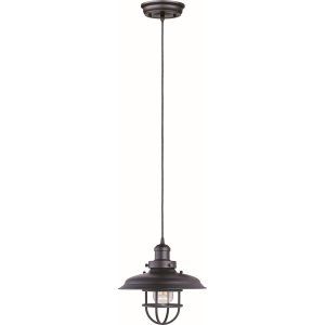 Maxim MAX 25031BZ Bronze Mini Hi Bay 1 Light Pendant