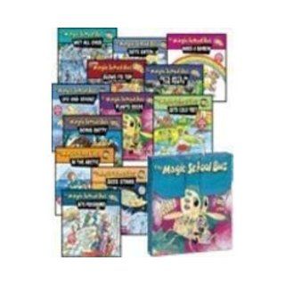 THE MAGIC SCHOOL BUS BRIEFCASE (12 BOOK SET IN CARRYING CASE) (The Magic School BusBlows Its Top: A Book About Volcanoes, Gets Ants in Its Pants: A Book About Ants, Gets Cold Feet: A Book About Warm  and Cold Blooded Animals, Gets Eaten: A Book About Food 