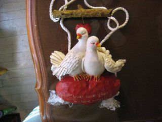 Under the Sun Swinger   Your Love Gives My Heart Wings! : Collectible Figurines : Patio, Lawn & Garden