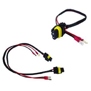 AGT H1 H3 Male Connectors Plugs Pigtail bulb wires Harness HID Input Wires (Pack of 2) : Vehicle Audio Auxiliary Adapters : Car Electronics