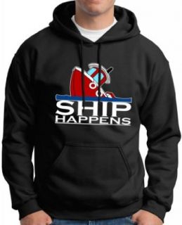 Ship Happens Premium Hoodie Sweatshirt: Clothing