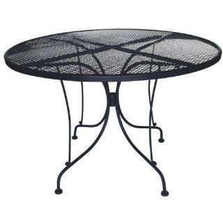 DC America WIT248 Charleston Wrought Iron Table, 48 Inch Diameter : Patio Dining Tables : Patio, Lawn & Garden