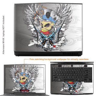 Decalrus Protective Decal Skin Sticker for Alienware M14X R3 & R4 case cover M14X 248 Computers & Accessories