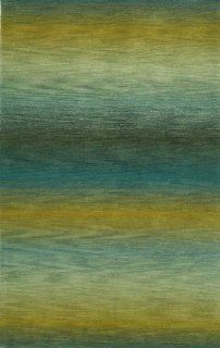 Ombre Ocean Stripes Rug Rug Size: 5' x 8'   Area Rugs