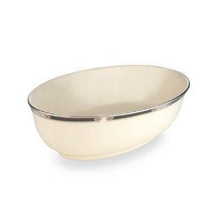 Lenox Hancock Platinum Ivory China Open Vegetable Bowl Kitchen & Dining