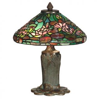 Dale Tiffany Floral Leaf Desk and Table Lamp