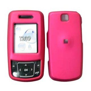 Samsung T239 Rose Red Rubberized Hard Protector Case: Everything Else