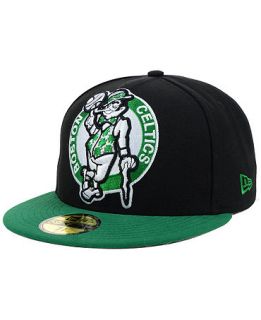 New Era Boston Celtics Hardwood Classics Mighty 2 Tone 59FIFTY Cap   Sports Fan Shop By Lids   Men