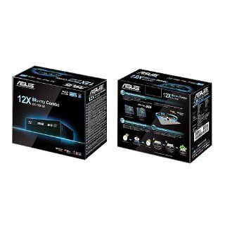 Asus Black 12X BD ROM 16X DVD ROM 48X CD ROM SATA Internal Blu Ray Drive (BC 12B1ST): Computers & Accessories