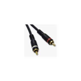 Cables To Go Velocity Audio Interconnect Cable   2 x RCA Male   2 x RCA Male   12ft   Blue: Computers & Accessories