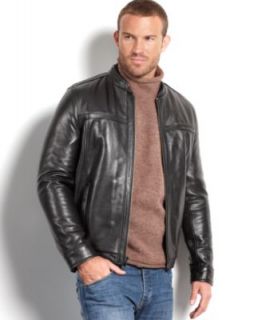 Marc New York Jacket, Ryder Distressed Calf Leather Moto Jacket   Coats & Jackets   Men