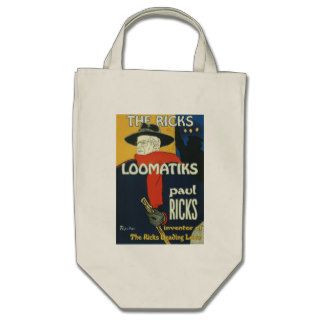 Ricks Loomatiks Grocery Tote Bag