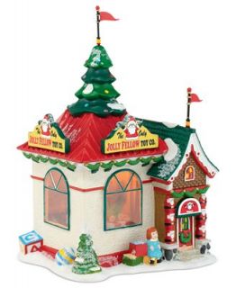 Department 56 North Pole Village The Jolly Fellow Toy Company Figurine   Retired 2013   Holiday Lane