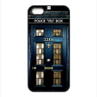 Attractive Tardis 221b Baker Street Apple iPhone 5/5s Great Designer Back TPU Case Cover Bumper Cell Phones & Accessories