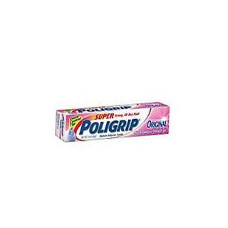Super Poligrip Denture Adhesive Cream, 3 Pack, 0.75 Oz Each Health & Personal Care