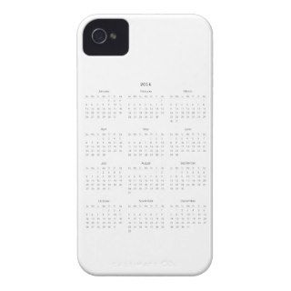 2014 Calendar Gifts Case Mate iPhone 4 Cases