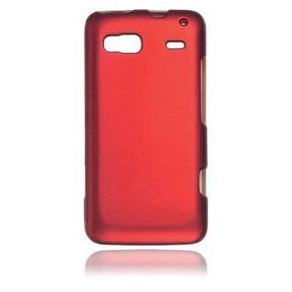 Premium Rubberized Durable Snap on Case Cover for HTC Magic (Choose from 4 Colors; Black, Blue, Hot Pink, Red) (Red): Electronics