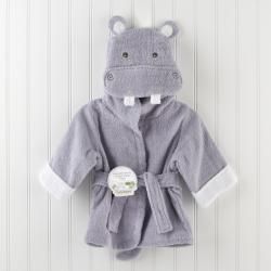Baby Aspen Hug alot amus Hooded Hippo Robe Baby Aspen Baby Bath Robes