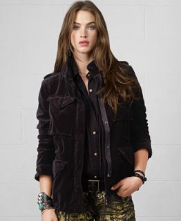 Denim & Supply Ralph Lauren Velveteen Field Jacket   Jackets & Blazers   Women