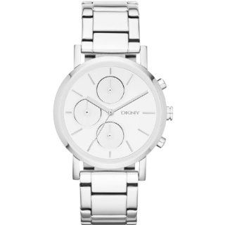DKNY NY8860 Ladies Lexington Chronograph Silver Tone Bracelet Watch: Watches