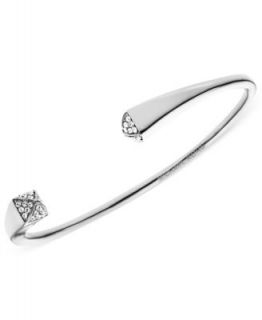 Michael Kors Gold Tone Jet Pave Pyramid Stud Python Leather Doule Wrap Bracelet   Fashion Jewelry   Jewelry & Watches