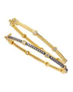 CZ Station Bangle Set