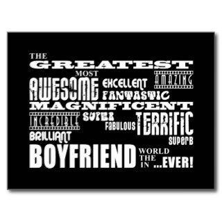 Fun Gifts for Boyfriends  Greatest Boyfriend Post Cards