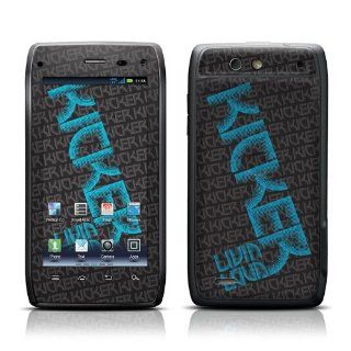 KICKER Wall Design Protective Skin Decal Sticker for Motorola Droid 4 Cell Phone: Cell Phones & Accessories