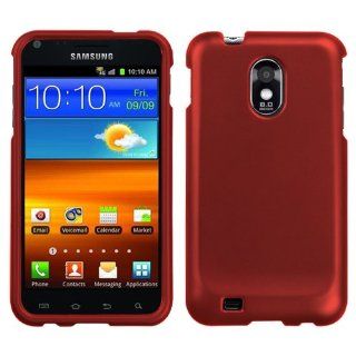 Asmyna SAMD710HPCSO202NP Titanium Premium Durable Rubberized Protective Case for Samsung Galaxy S II and Epic 4G Touch D710   1 Pack   Retail Packaging   Red: Cell Phones & Accessories