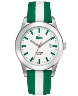 Lacoste Watch, Mens Green Rubber Strap 2010412   Watches   Jewelry & Watches