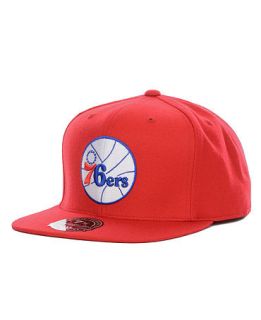Mitchell & Ness Philadelphia 76ers Current Logo Fitted Cap   Sports Fan Shop By Lids   Men