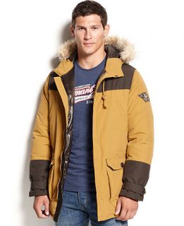 Armani Jeans Jacket, Faux Fur Hooded Down Parka   Coats & Jackets   Men