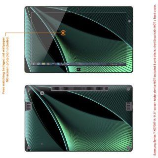Matte Decal Skin Sticker (Matte finish) for Samsung Series 7 XE700T1A with 11.6" screen tablet case cover MAT_S7_Slate 199: Computers & Accessories
