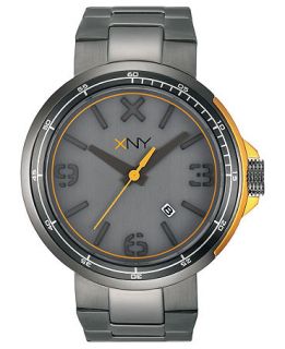 XNY Watch, Mens Urban Expedition Gray Ion Plated Stainless Steel Bracelet 44mm BV8042X1   Watches   Jewelry & Watches