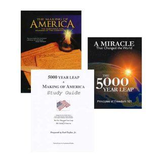 American Government and US Constitution Study Course, 3 Book Set: 5000 Year Leap, Making of America, and Study Guide: W. Cleon Skousen: Books