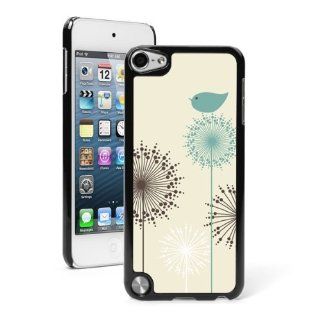Apple iPod Touch 5th Black Hard Back Case Cover 5TB194 Color Vintage Birds Dandelion Flower Design: Cell Phones & Accessories