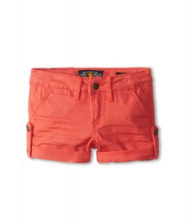 Lucky Brand Kids Washed Twill Short Girls Shorts (Red)